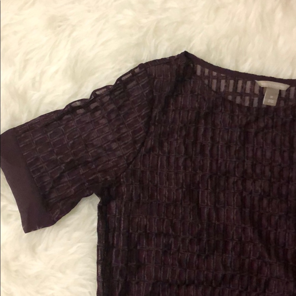 NWOT Banana republic mesh top